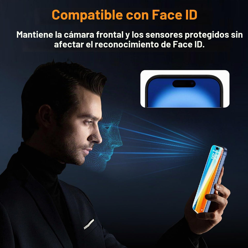 OneFish Protector de pantalla de privacidad para iPhone 17e/16e/14/13/13