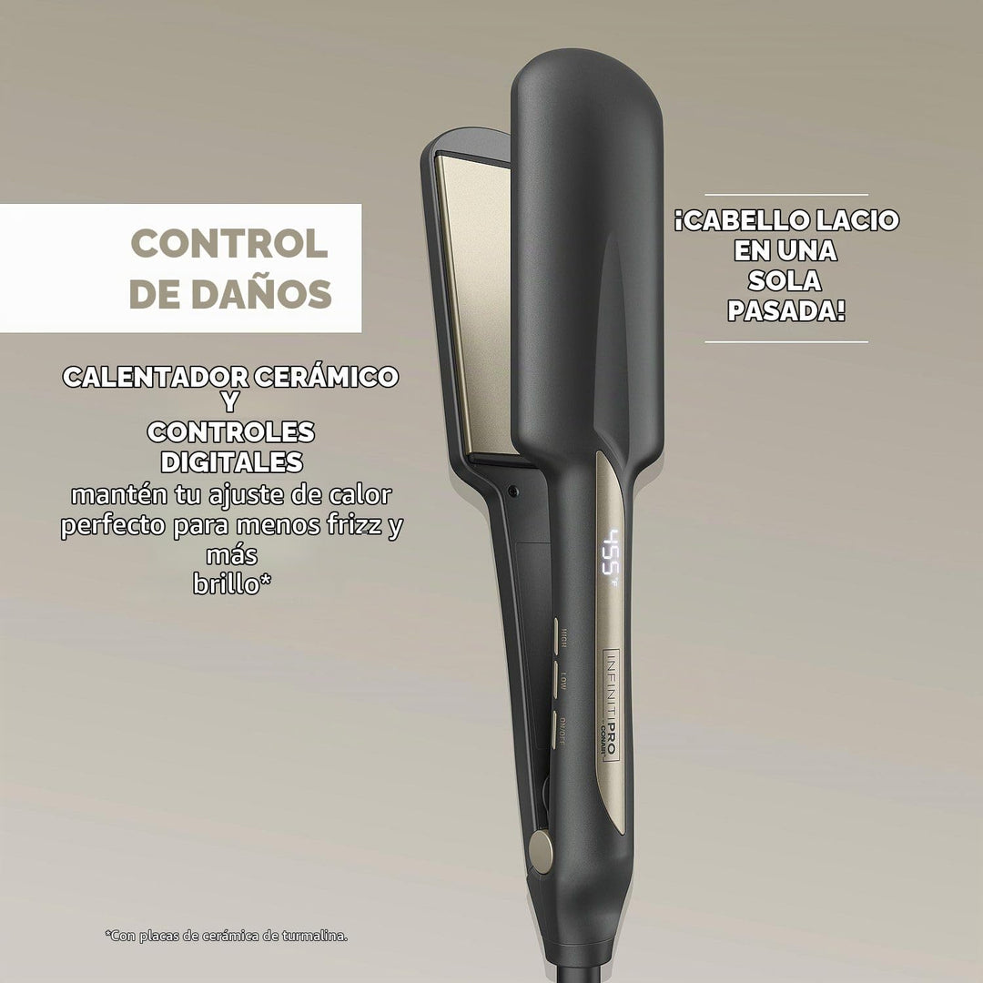 Infiniti PRO Conair - Plancha plana de cerámica turmalina de 2 pulg...
