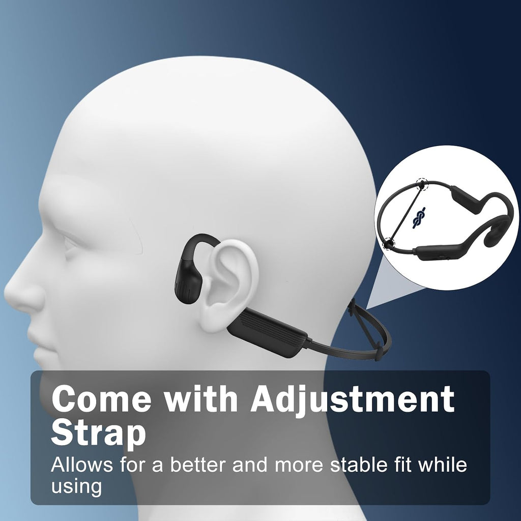 Auriculares de natación de conducción ósea, IP68 Auriculares de natación