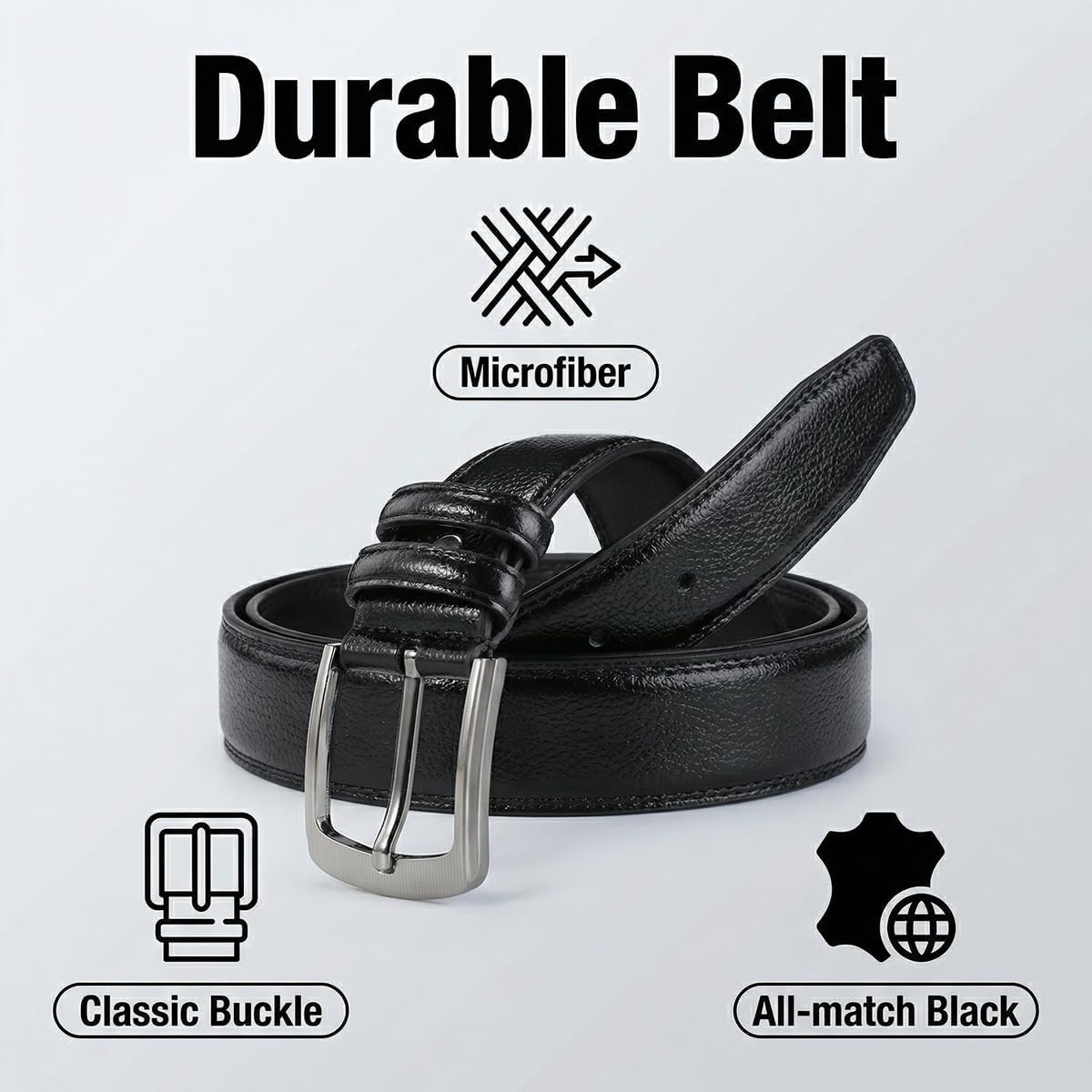 VRLEGEND Cinturones para hombre, grandes y altos, de 36 a 70 pulgad...