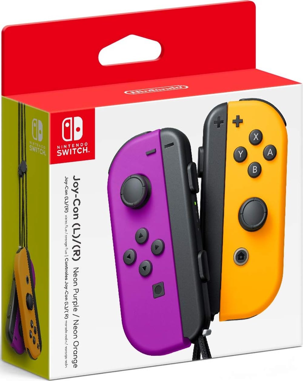 Joy-Con Nintendo Neón Púrpura/Neón Naranja (L-R) - Switch