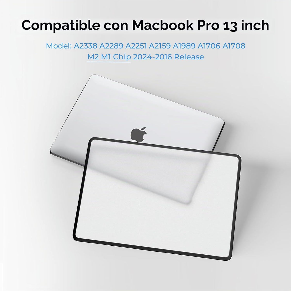 BlueSwan Funda antigrietas para MacBook Pro de 13 pulgadas M2 M1 20...