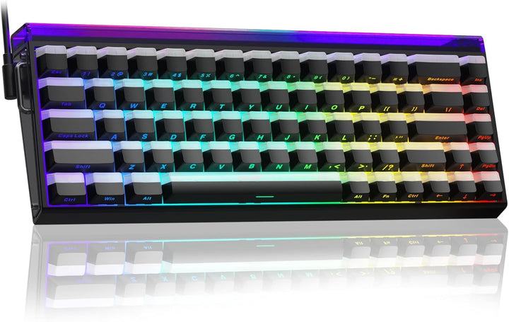 AULA Hero 68 HE 60% Teclado para juegos con cable, interruptor magn...