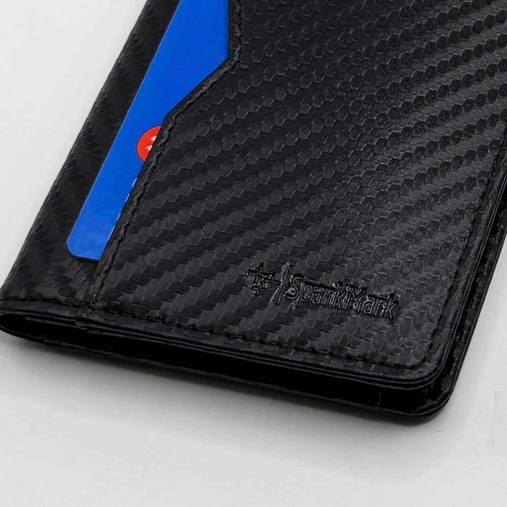 SparkMark Cartera delgada con bloqueo RFID para hombres | Cartera d...
