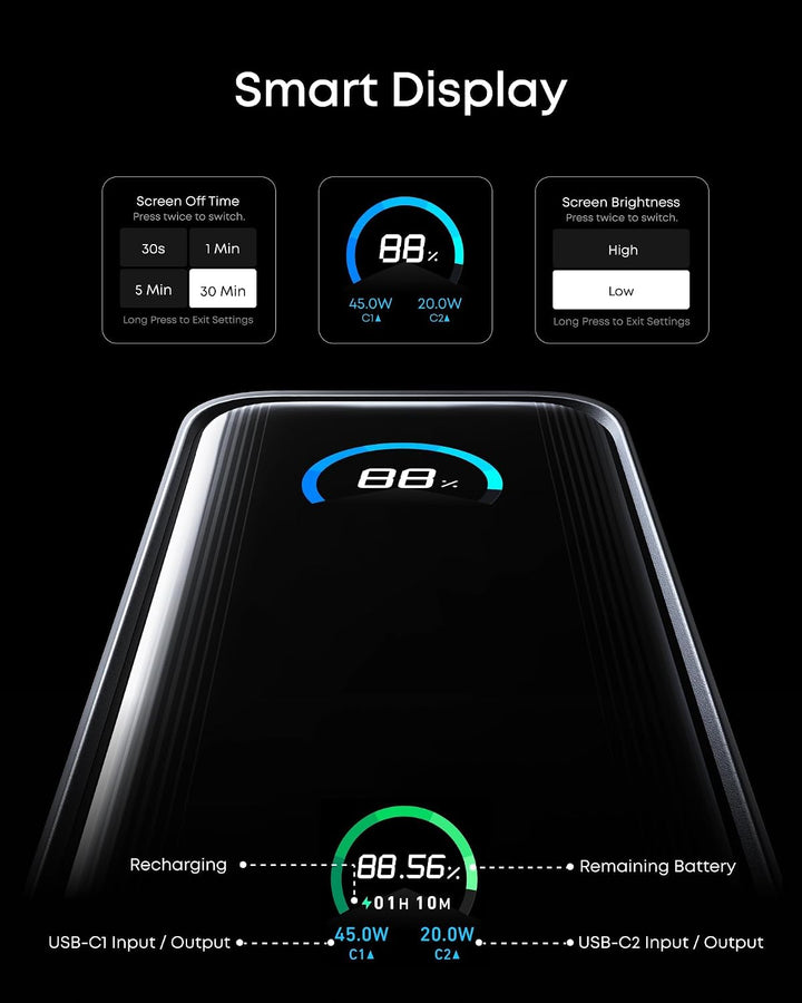 Anker Prime Power Bank, paquete de batería de 9,600 mAh con cargado...