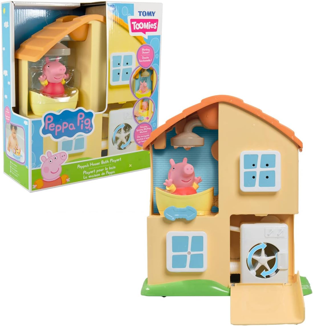 TOMY Toomies Casa de Baño de Peppa Pig