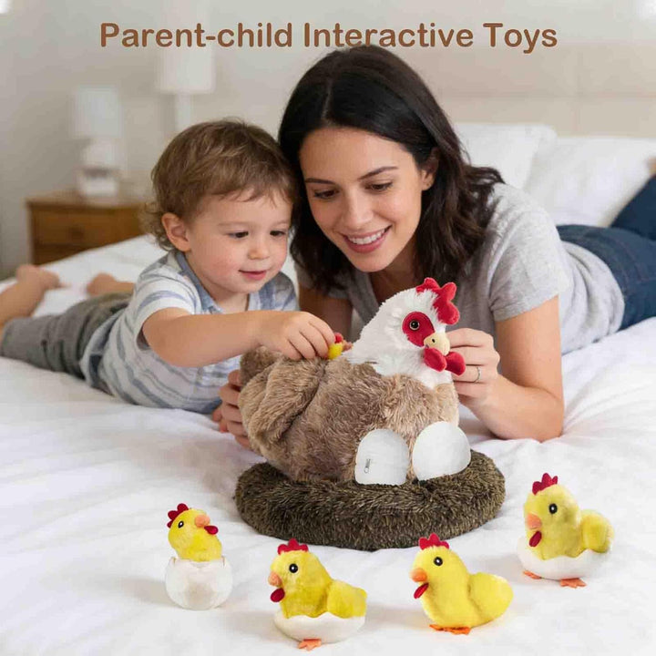 XYHQYB Peluche de pollo 9 en 1, juguetes de pollo de peluche para n...
