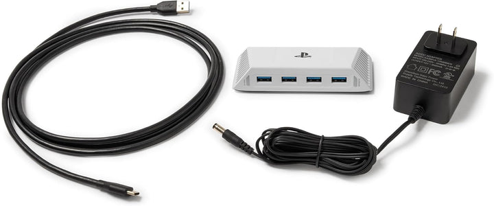 PowerA 4-Port USB 5Gbps Hub for PlayStation®5, USB 3.2, AC Powered,...
