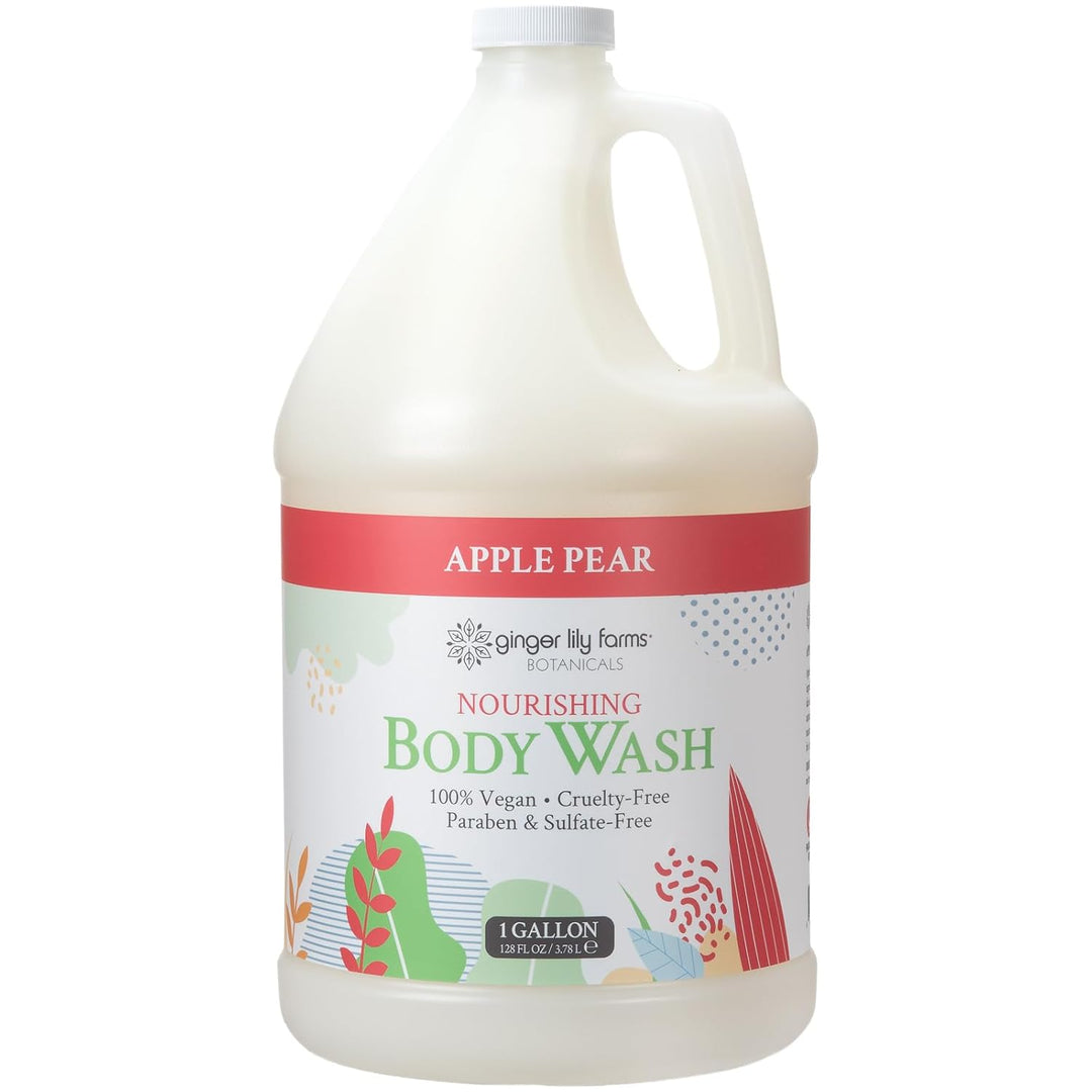 Ginger Lily Farms Botanicals - Jabón corporal nutritivo, 100% vegan...