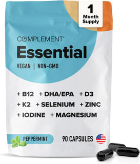Complement Multivitamínico vegano esencial para mujeres y hombres -...