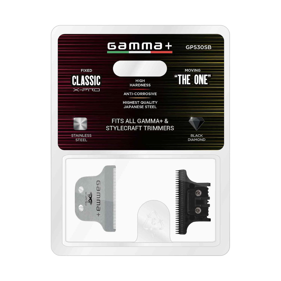 GAMMA+ Repuesto de cuchilla móvil fija de grado profesional