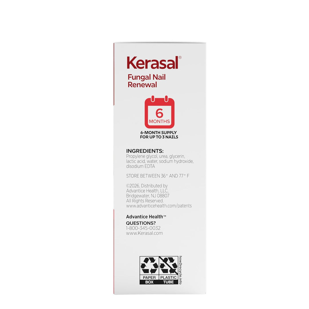 Kerasal Renovación de uñas, reparación restauradora de uñas, 0.33 o...