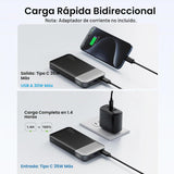 NOBIS Cargador portátil de banco de energía 35W 10000mAh | Batería...