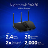 NETGEAR Nighthawk Router WiFi 6 (RAX30) Router Gigabit de doble ban...