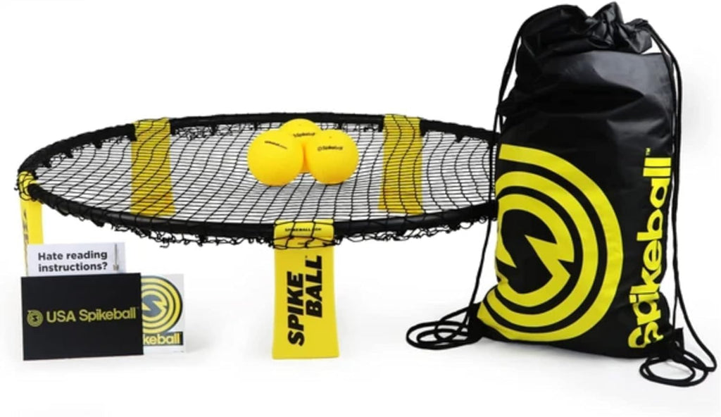 Spikeball 3 Ball Juego Original de Red Redonda - Incluye 3 Pelotas, Red y Bolsa