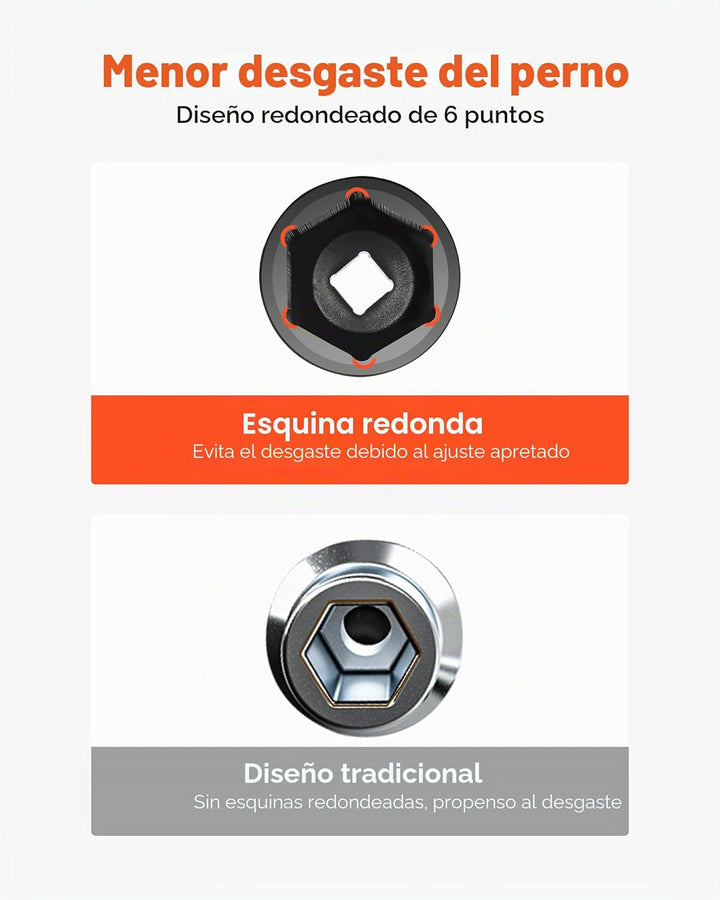 Vevor - Juego de 65 cubos de impacto con guía de 1\/2 pulgada, jueg...