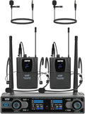 SGPRO D-332BB Sistema de micrófono inalámbrico dual con micrófonos Bodypack