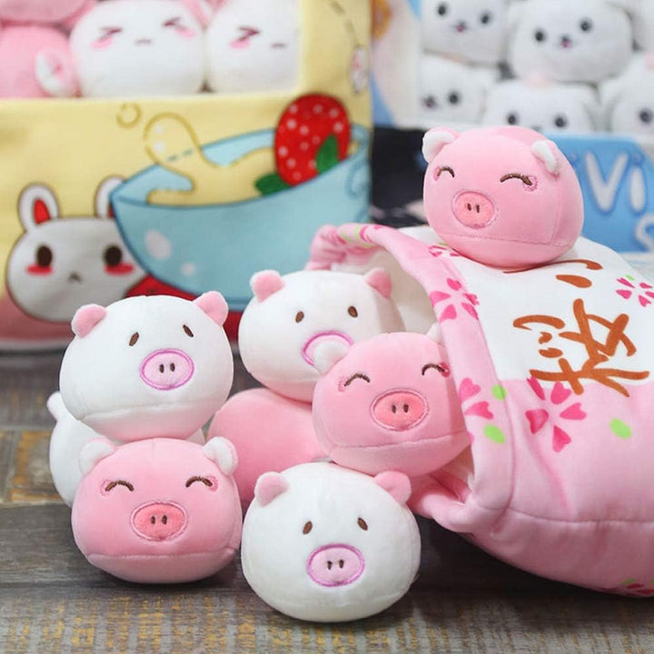 REFAHB - Linda almohada de peluche, juguetes de animalitos esponjos...