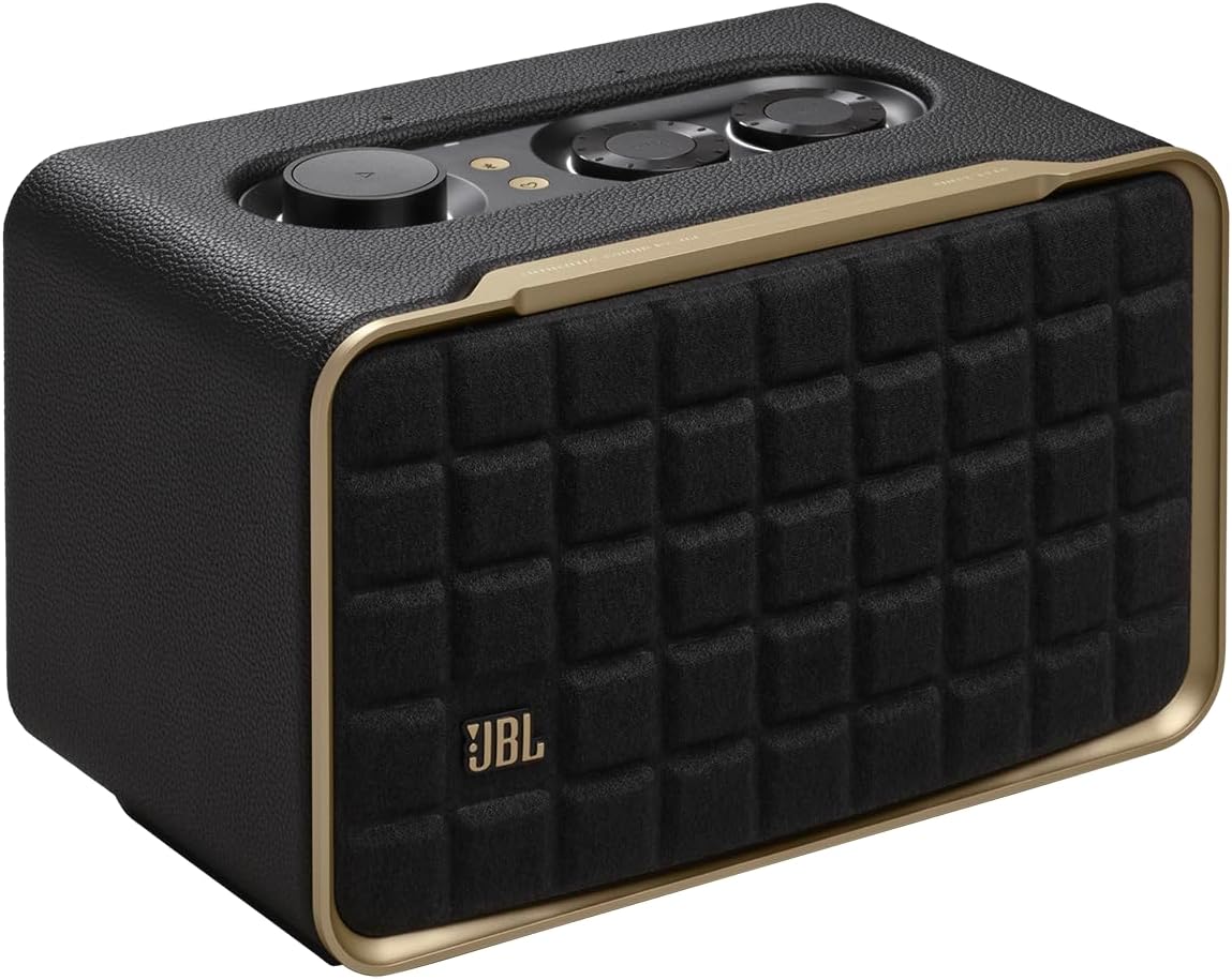 JBL Authentics 200 - Altavoz inteligente de estilo retro para el ho...