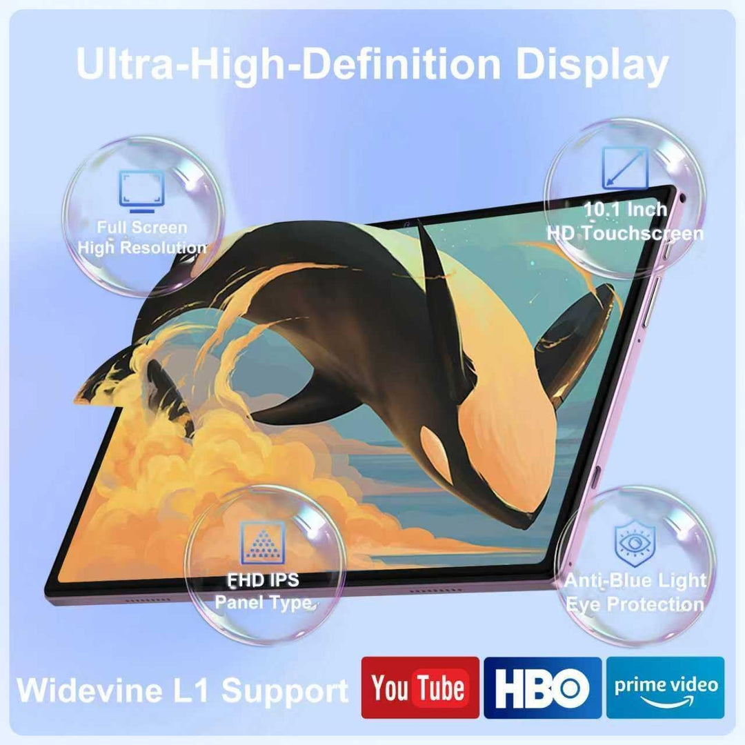 Tablet Android 15, 30GB RAM + 128GB ROM 1TB TF, Tablet 2026 con Tec...