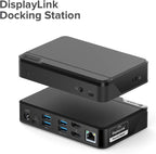 ALOGIC Estación de acoplamiento universal Twin HD, compatible con USB-C y USB-A, dual 1080p 60Hz HDMI, USB-C y 4 puertos USB-A, Gigabit Ethernet, conector de audio, base para laptop para Windows y Mac