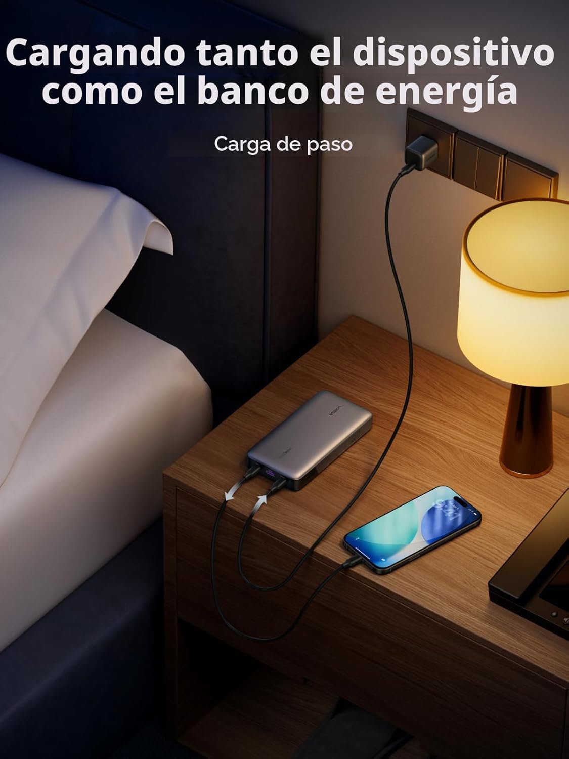 UGREEN Power Bank 25,000mAh 145W Cargador portátil para laptop, paq...