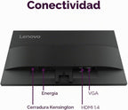 Monitor Lenovo L22-4e - Monitor de Oficina - Pantalla IPS FHD de 21...