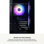 CyberPowerPC PC para juegos, AMD Ryzen 5 5500, Radeon RX 6500 XT 4GB, GMA3100A3