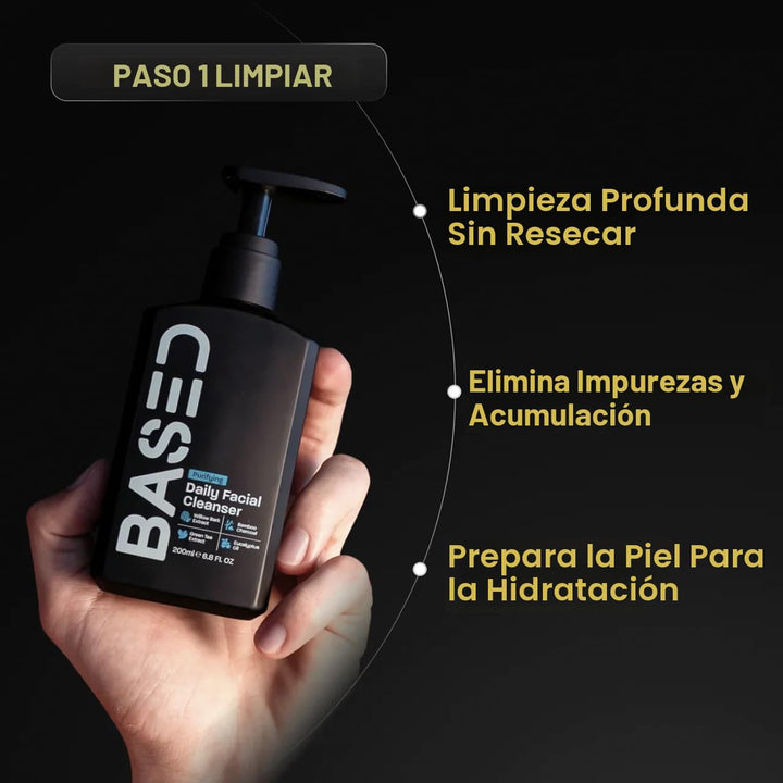 BASED Daily Skincare Duo | Limpiador Facial Purificante + Hidratant...