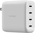 Kensington Adaptador de corriente USB-C GaN, cargador rápido con entrega de energía para portátiles, tabletas y teléfonos inteligentes, Blanco