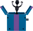 Jazwares Five Nights at Freddy's Puppet - Figura articulada de 5 pulgadas con función Jumpscare, ojos que brillan en la oscuridad y diorama óptico