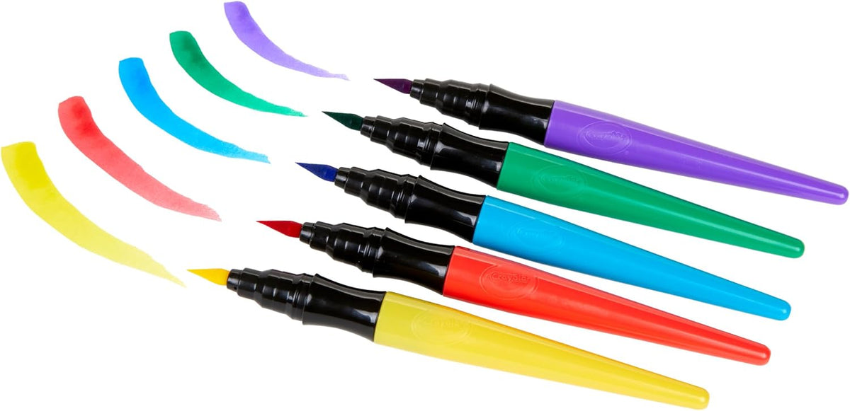 Crayola - Pinceles de pintura sin goteo, juego de colores surtidos, 40 unidades, regalo creativo para niños y adolescentes