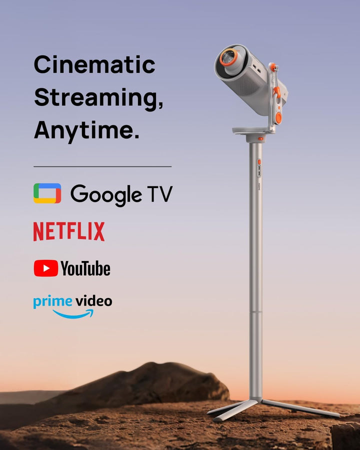 XGIMI MoGo 4 2025 NUEVO Proyector portátil con soporte PowerBase, 5...