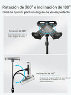 elitehood Piso ajustable del soporte del iPad de 72in, soporte resistente