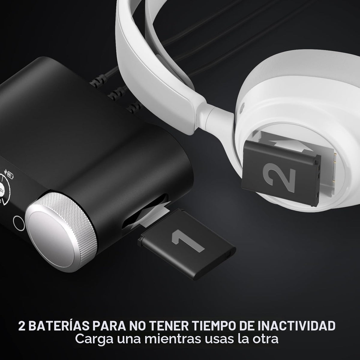 SteelSeries Arctis Nova Pro Omni Wireless Gaming Headset - blanco