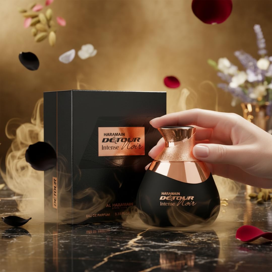 Detour Noir Intense de Al Haramain para Unisex - 3.33 oz (100 ml) e...