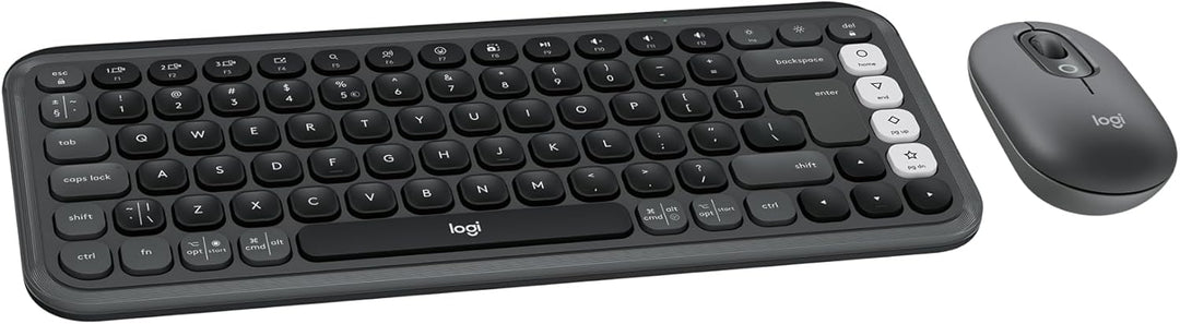 Logitech Combo POP ICON, combo de teclado y mouse Bluetooth, escrit...