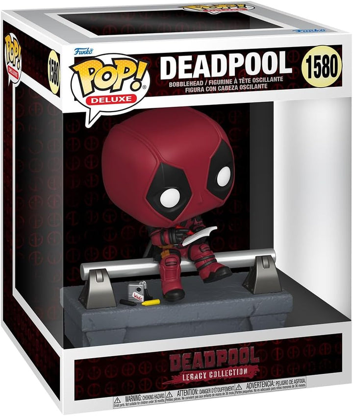 Funko Pop! Deluxe: Deadpool - Deadpool on Bridge - Figura de vinilo...