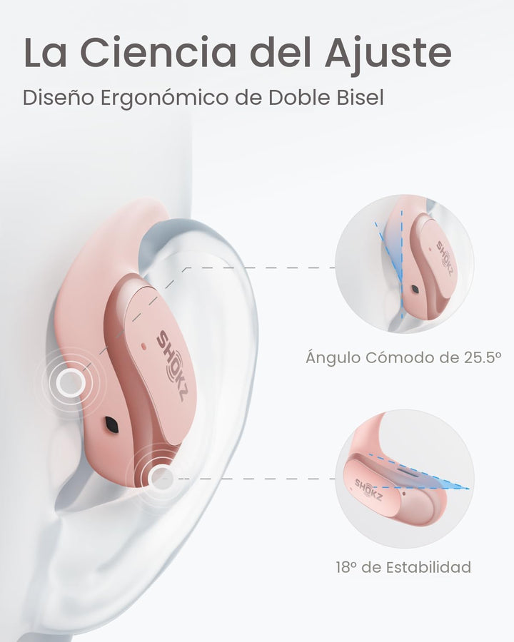 SHOKZ OpenFit Air - Auriculares de oreja abierta, auriculares verda...