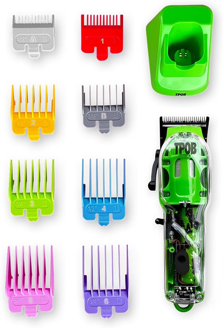 TPOB Slime 2 Cortapelos para barba para hombres de 6800 RPM con est...