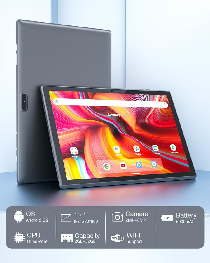 ZZB Tableta Android de 10 pulgadas, 32 GB ROM 1 TB Expand, batería...
