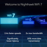 NETGEAR Nighthawk Tri-Band WiFi 7 Router (RS500) - Características...