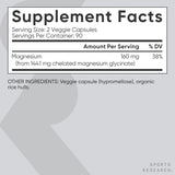 Sports Research® Glicinato de magnesio - Apoya el sueño reparador y...