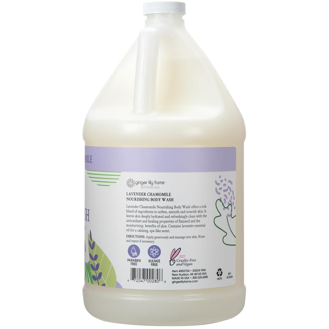 Ginger Lily Farms Botanicals Gel de baño y ducha nutritivo, 100% ve...