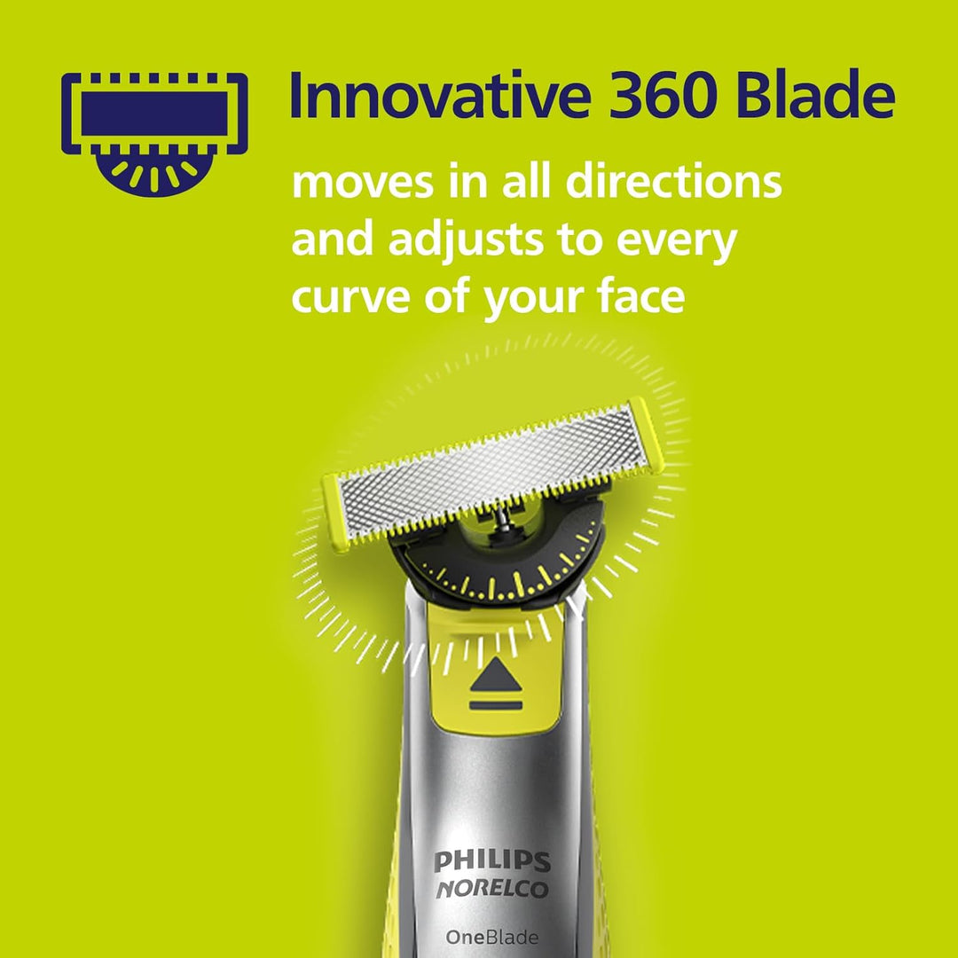 Philips Norelco OneBlade 360 Cuchillas, Cuchillas de Repuesto Genui...
