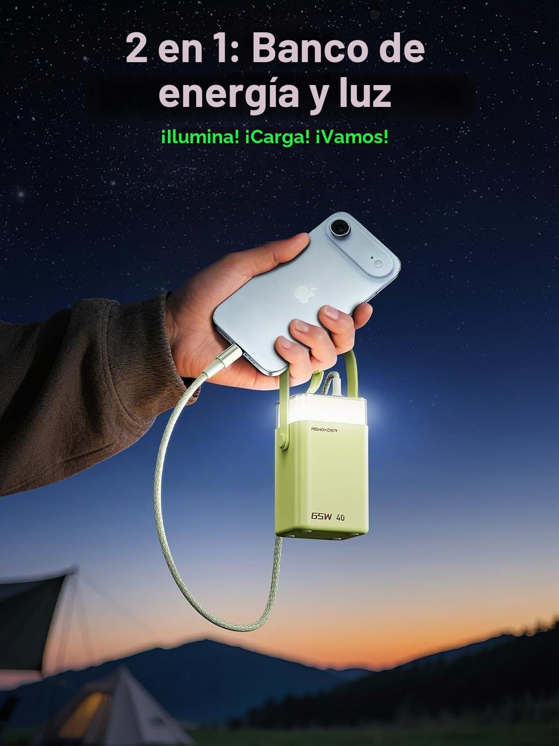 65W Banco de energía 40000mAh portátil cargador portátil batería -...