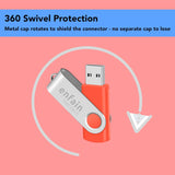 Enfain Unidad Flash USB Roja de 16GB USB2.0 Memory Stick 10 PCS Thu...