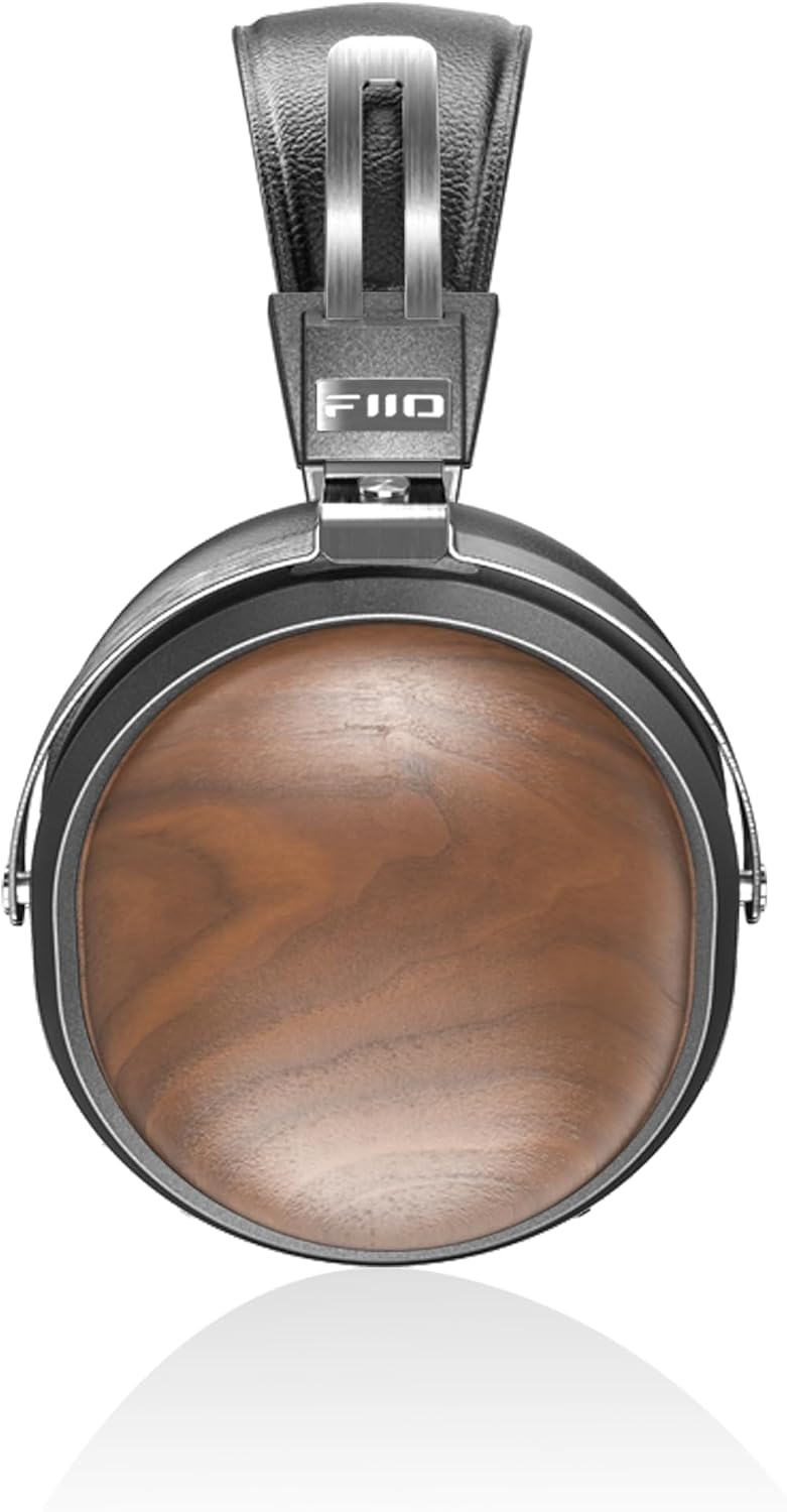 FiiO FT1 Auriculares con conductor dinámico grande de 32Ω con copas de madera sólida