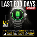 ALPHAGEAR Commander - Reloj inteligente resistente para hombre