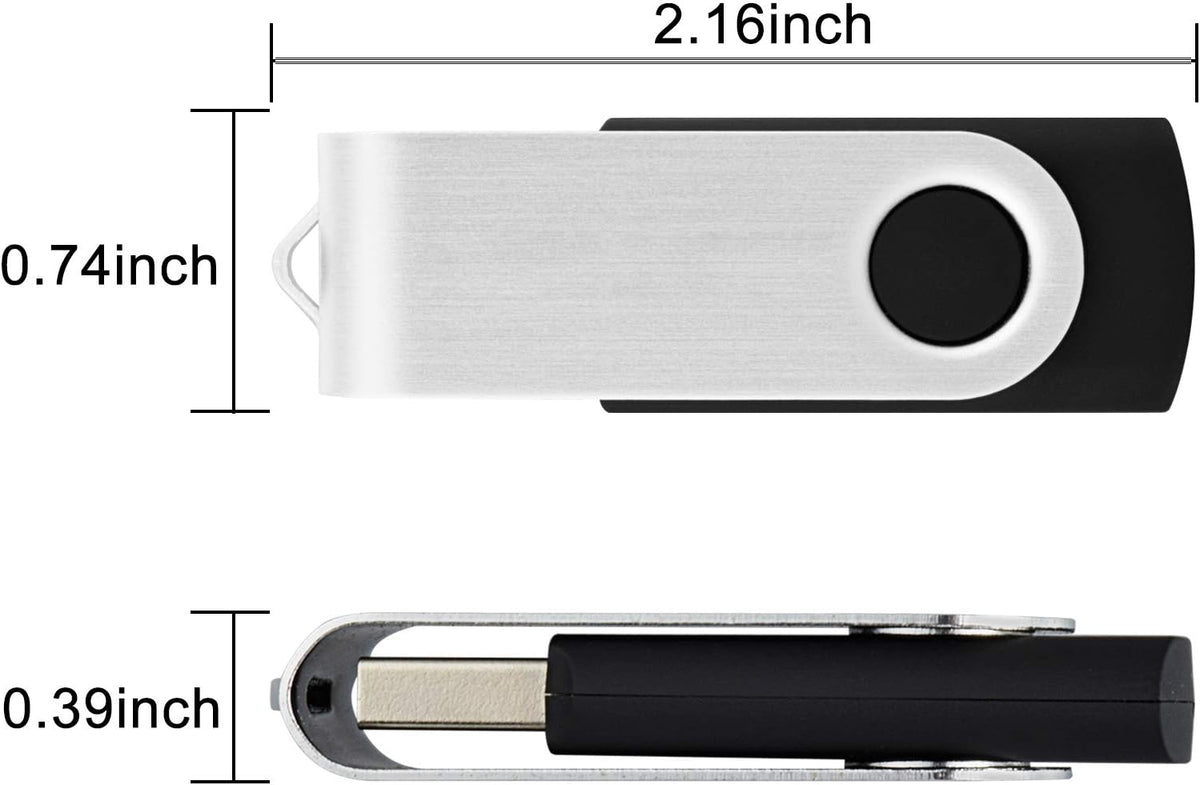 KOOTION 20 unidades flash USB de 4 GB - Unidades flash USB de 4 GB,...